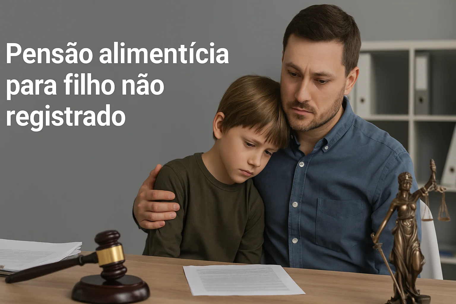 Pensão alimentícia para filho não registrado