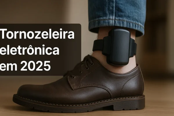 Tornozeleira eletrônica em 2025