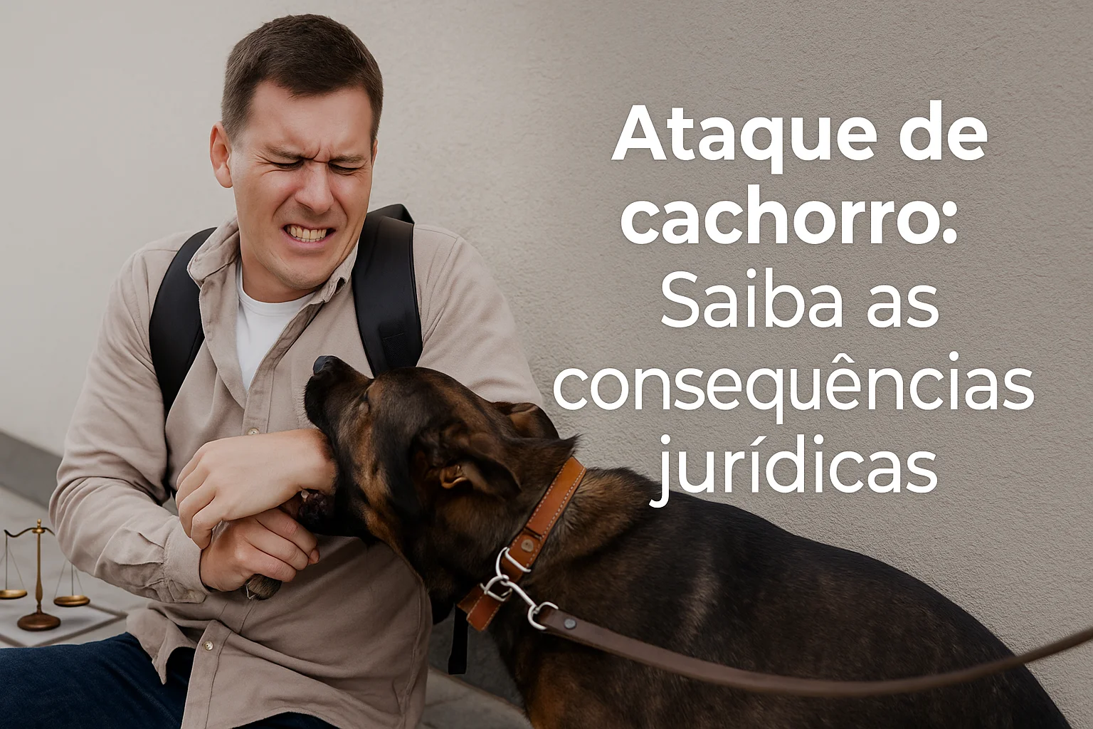 ataque de cachorro