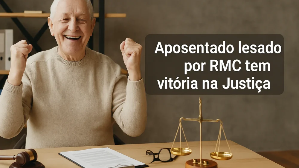 Aposentado lesado por RMC tem vitória na Justiça