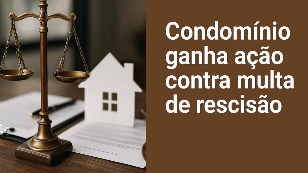 Condomínio ganha ação contra multa de rescisão