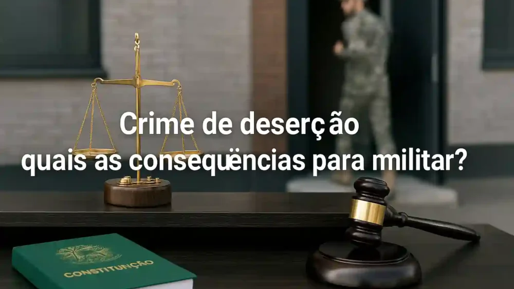Crime de deserção: quais as consequências para o militar?