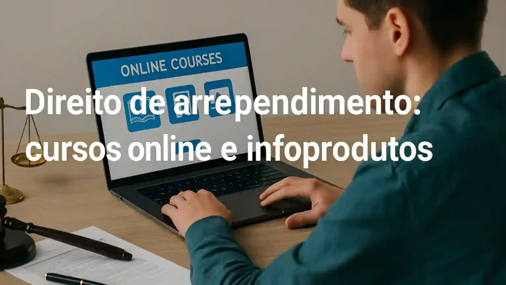 Direito de Arrependimento Cursos Online e Infoprodutos