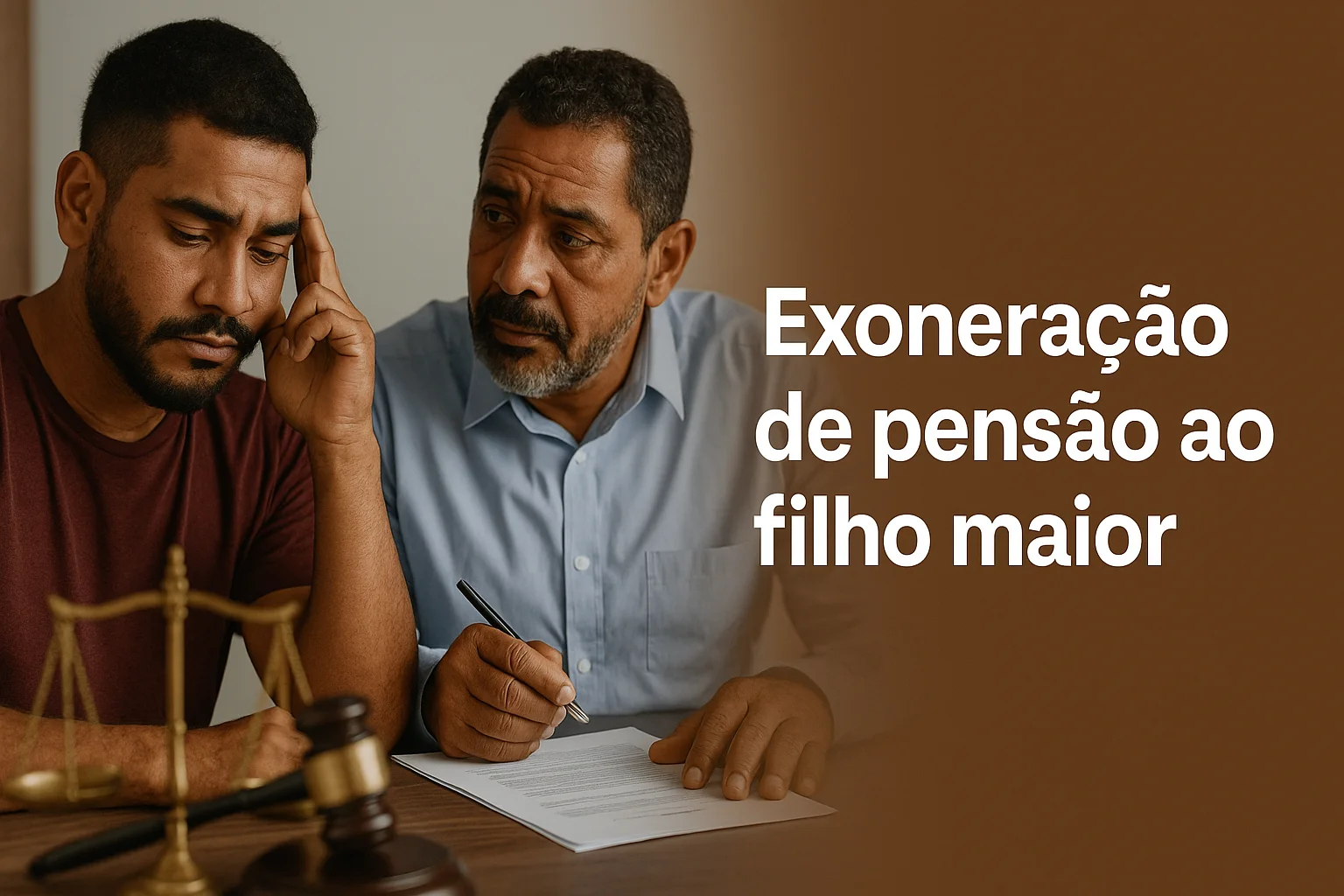 Exoneracao de pensao filho maior