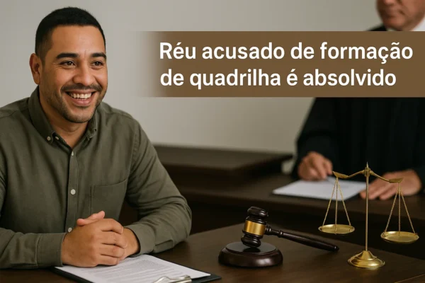Formação de quadrilha absolvido