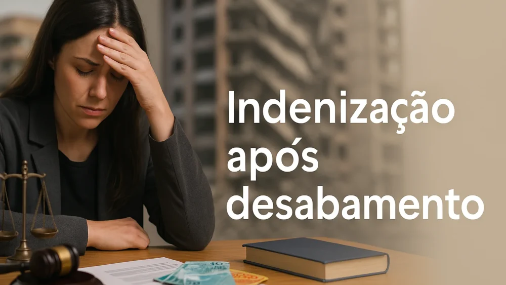 Justiça reconhece direito à indenização após desabamento 1 Indenização após desabamento