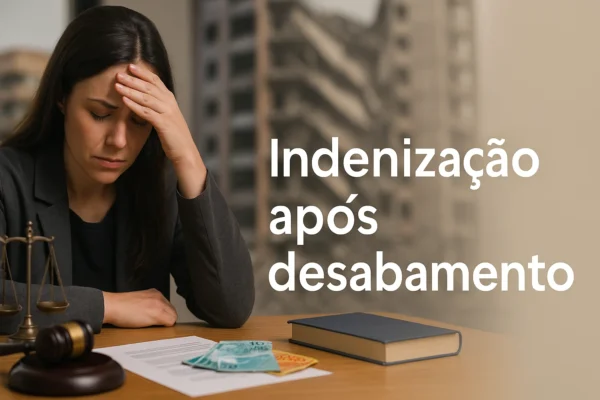 Indenização após desabamento