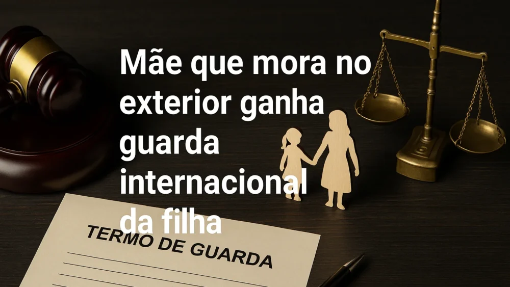 Mãe que mora no exterior ganha guarda internacional da filha 1 Mãe que mora no exterior guarda internacional