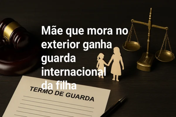 Mãe que mora no exterior guarda internacional
