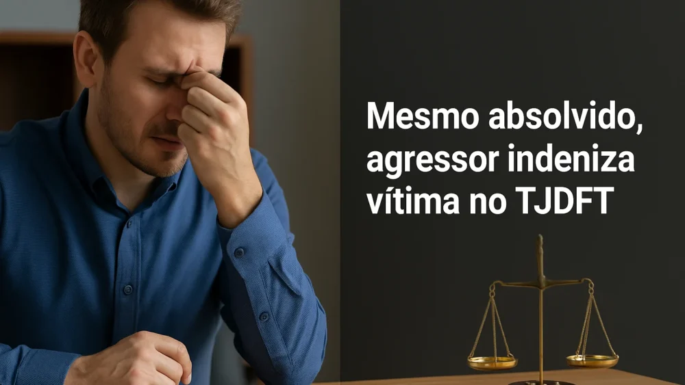 Mesmo absolvido indeniza vítima