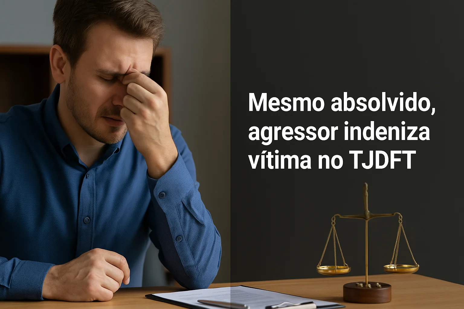 Mesmo absolvido indeniza vítima