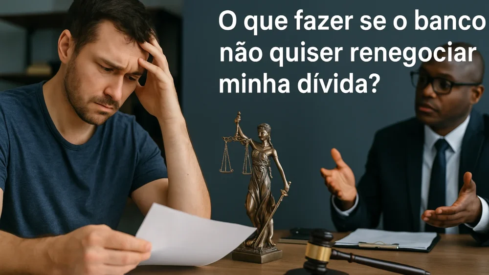 O que fazer se o banco não quiser renegociar minha dívida? 1 O que fazer se o banco não quiser renegociar minha dívida