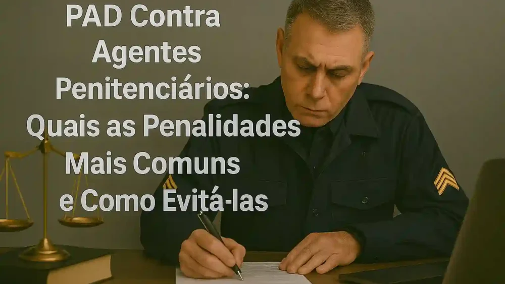 PAD Contra Agentes Penitenciários: Quais as Penalidades Mais Comuns e Como Evitá-las 1 PAD Contra Agentes Penitenciarios