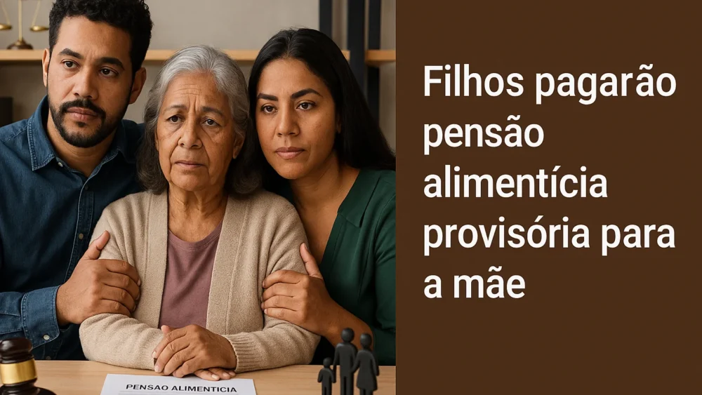 Pensão alimentícia para a mãe