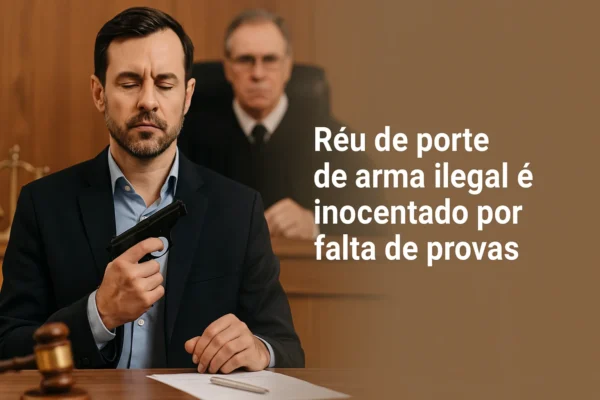 Porte de arma ilegal inocentado REU