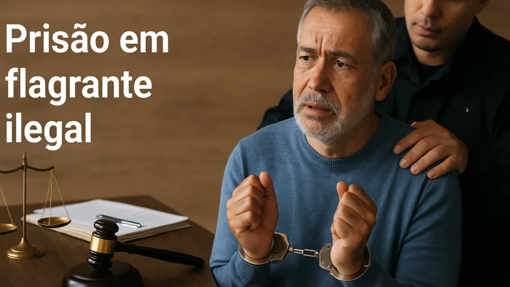 Prisão em flagrante ilegal