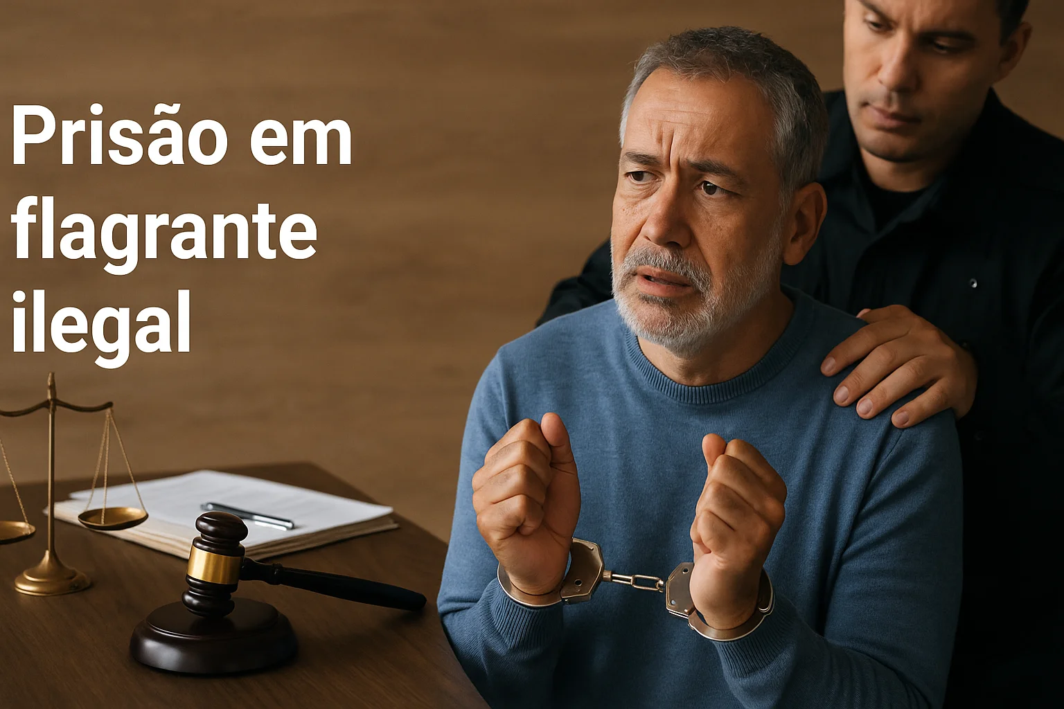 Prisão em flagrante ilegal