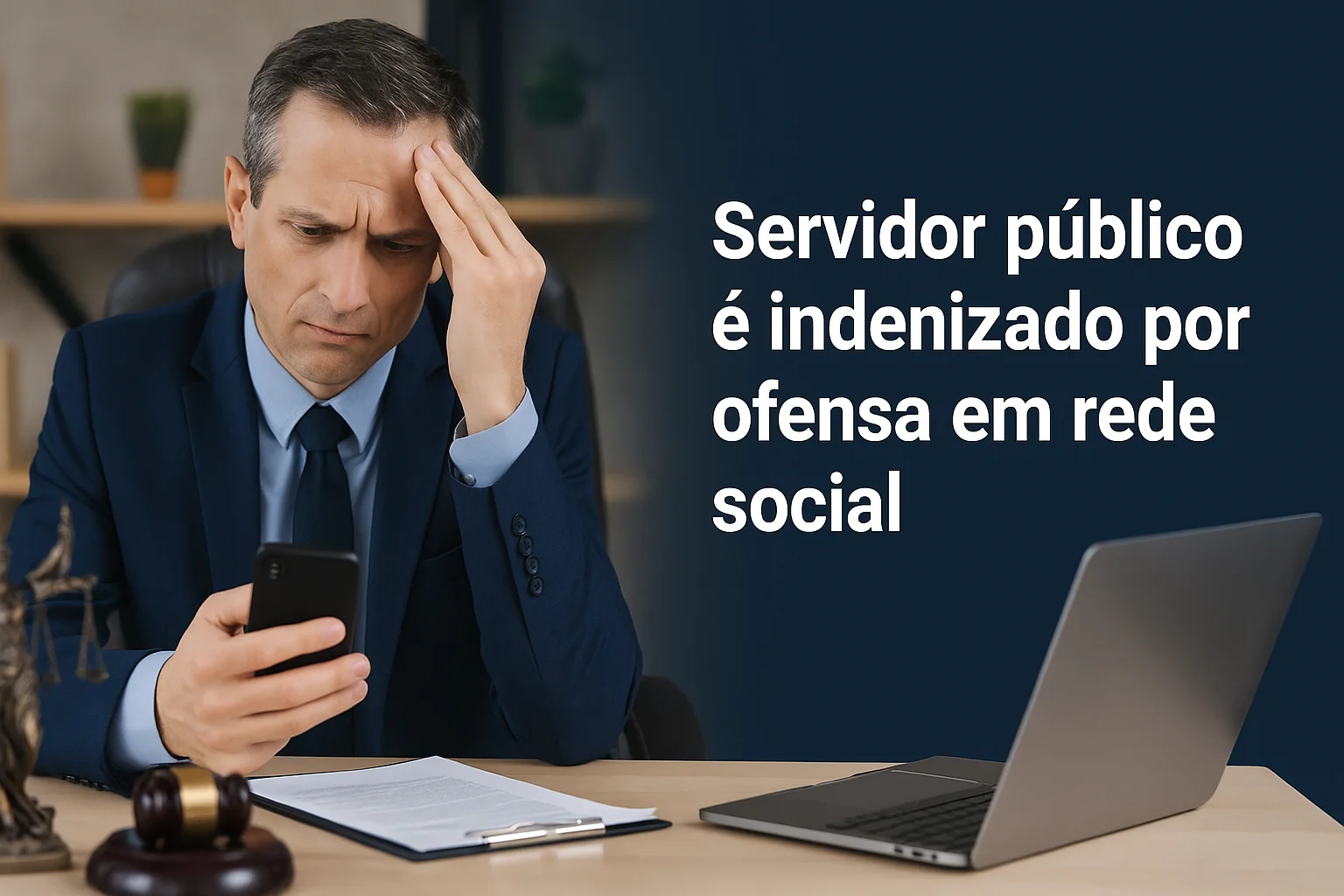 Servidor público indenizado rede social