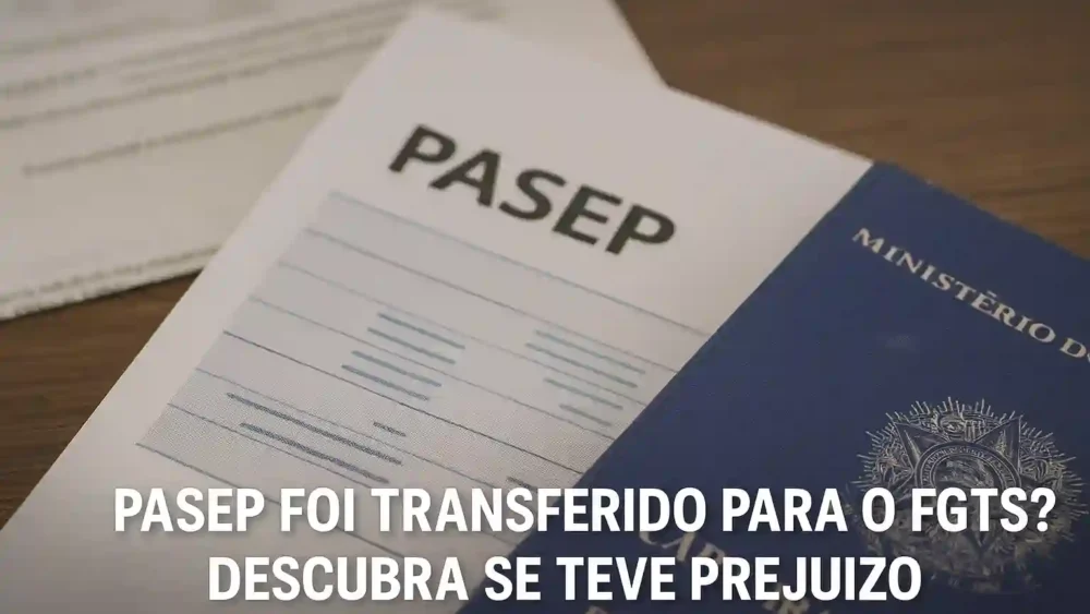 Seu PASEP foi transferido para o FGTS sem aviso? Entenda como identificar o prejuízo e o que fazer para recuperar seus valores judicialmente.