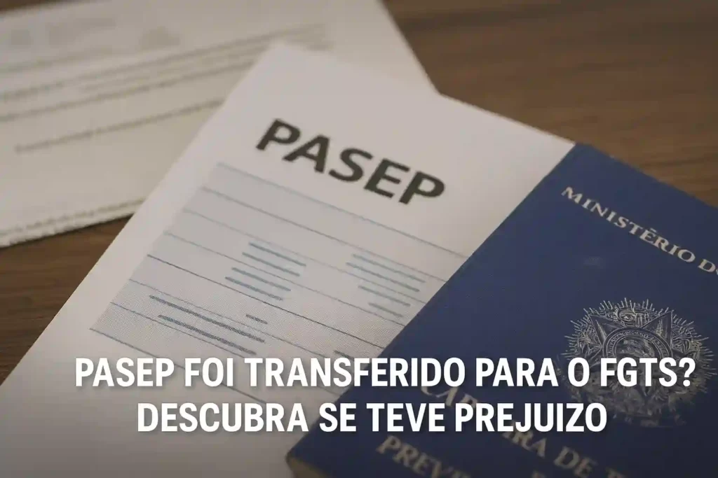 Seu PASEP foi transferido para o FGTS sem aviso? Entenda como identificar o prejuízo e o que fazer para recuperar seus valores judicialmente.