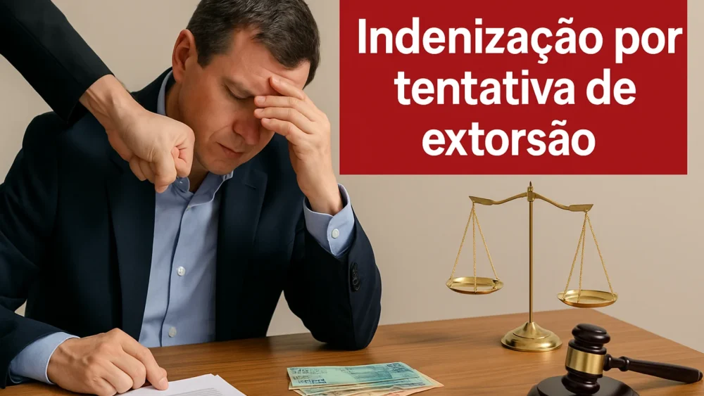 Justiça confirma indenização por tentativa de extorsão 1 Tentativa de extorsão