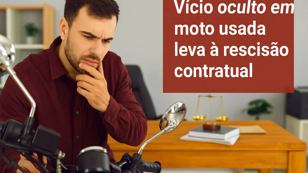 Vício oculto em moto usada leva à rescisão contratual - TJSP 1 Vício oculto em moto usada rescisão contratual