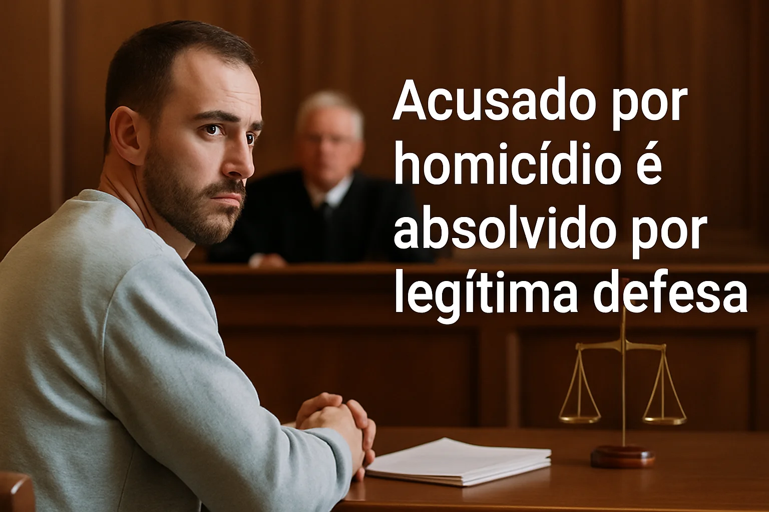 acusado homicídio legítima defesa