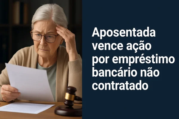 aposentada empréstimo bancário não contratado