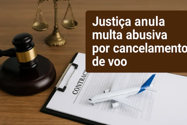 cancelamento de voo multa