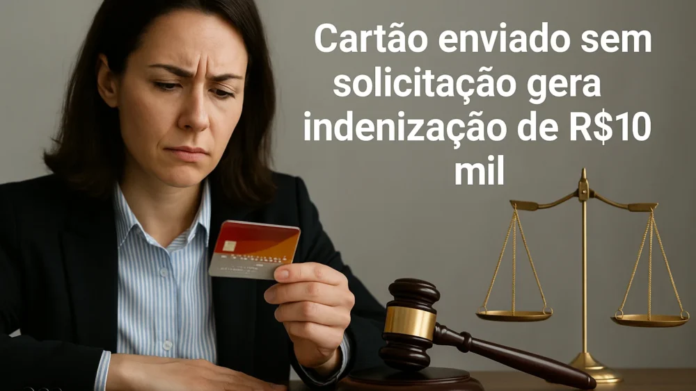 cartão enviado sem solicitação