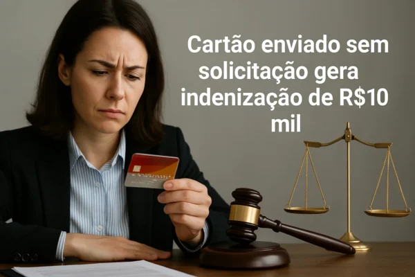 cartão enviado sem solicitação