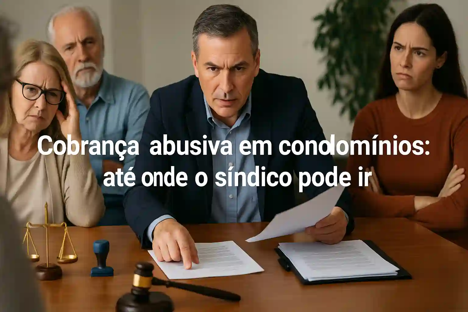 cobrança abusiva, condomínio, síndico, multa condominial, devedor, inadimplência, direitos do condômino, lei, ilegal, corte de serviços