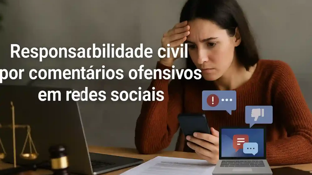 Responsabilidade civil por comentários ofensivos em redes sociais. 1 comentarios