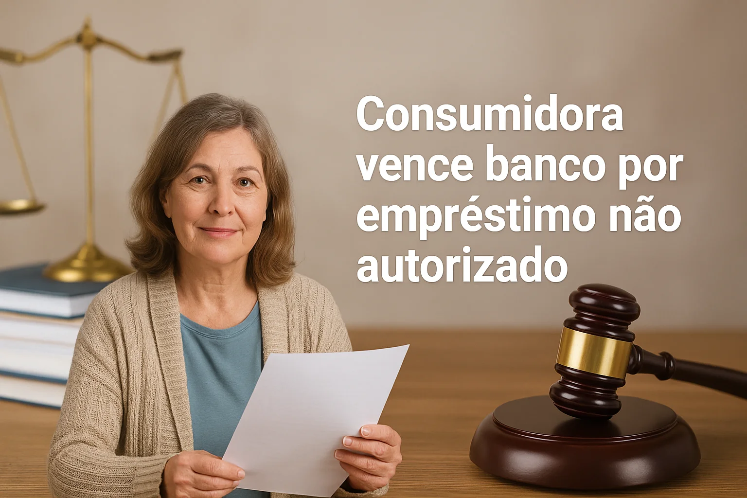 consumidora empréstimo não autorizado