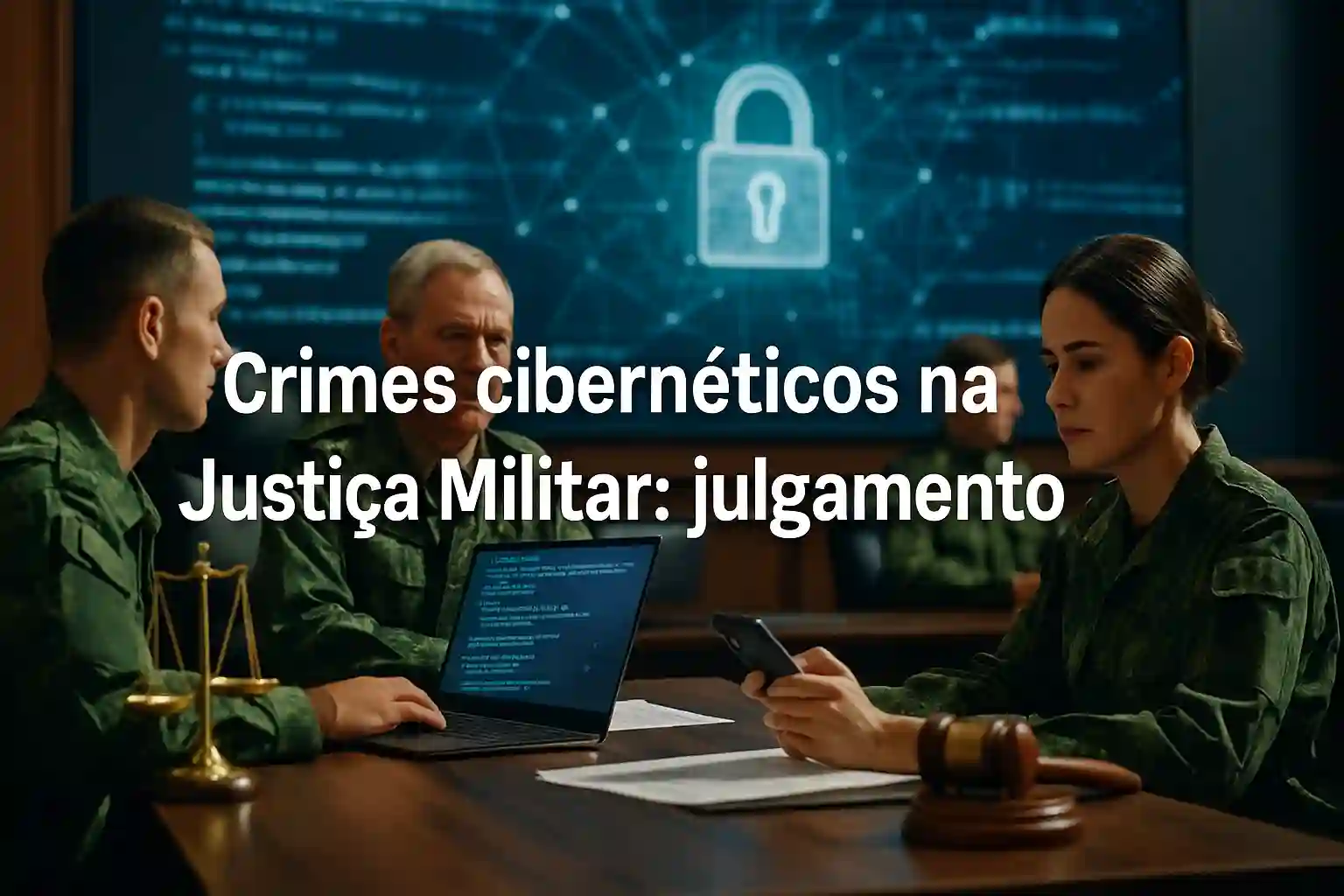 crimes cibernéticos, Justiça Militar, cibernético, Código Penal Militar, investigação, polícia judiciária militar, hacking, vazamento de dados, defesa militar