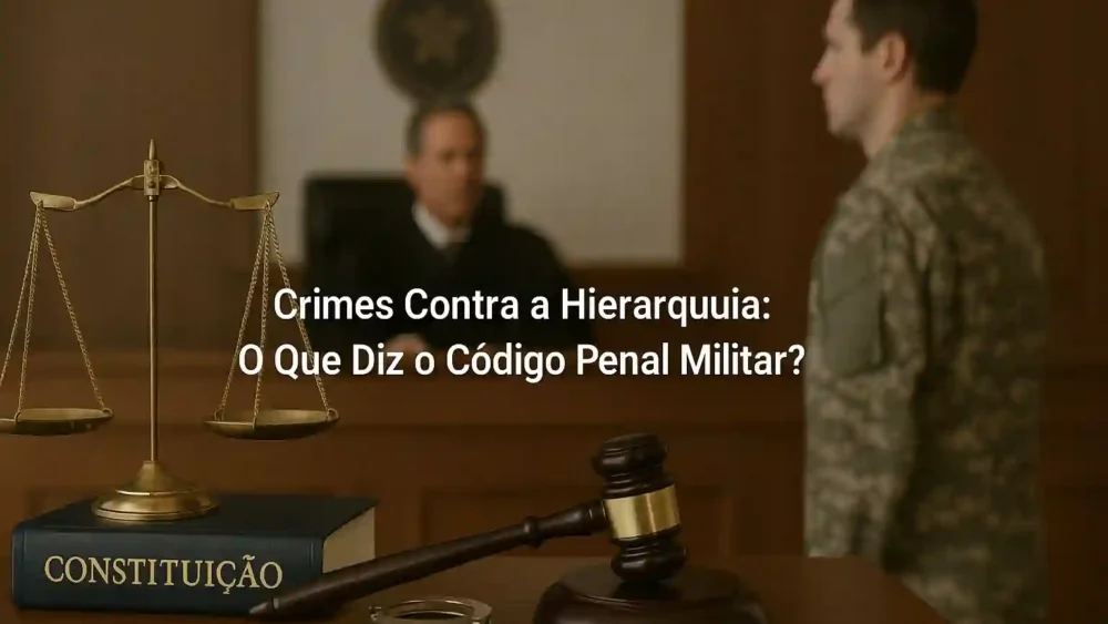 crimes contra a hierarquia, disciplina militar, Código Penal Militar, insubordinação, desobediência, violência contra superior, desrespeito, advogado militar, crime militar