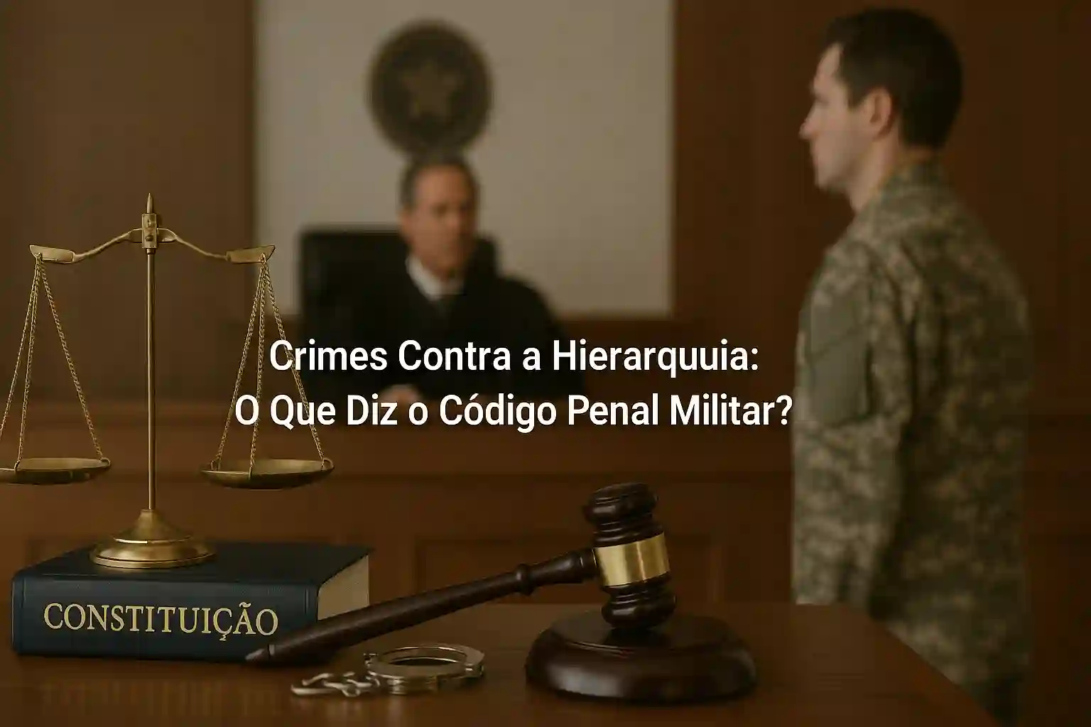 crimes contra a hierarquia, disciplina militar, Código Penal Militar, insubordinação, desobediência, violência contra superior, desrespeito, advogado militar, crime militar