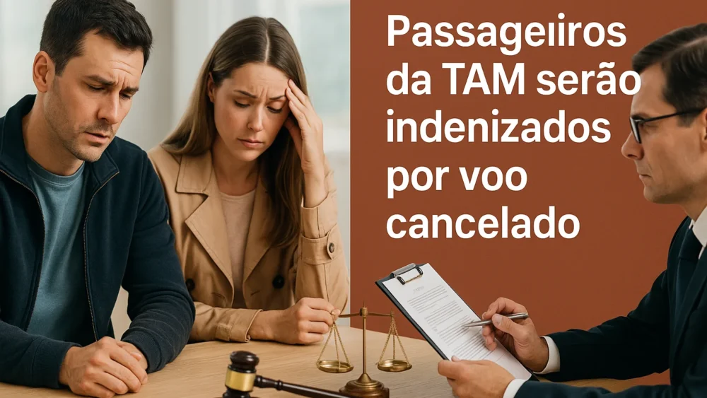 [jur] TAM voo cancelado indenização