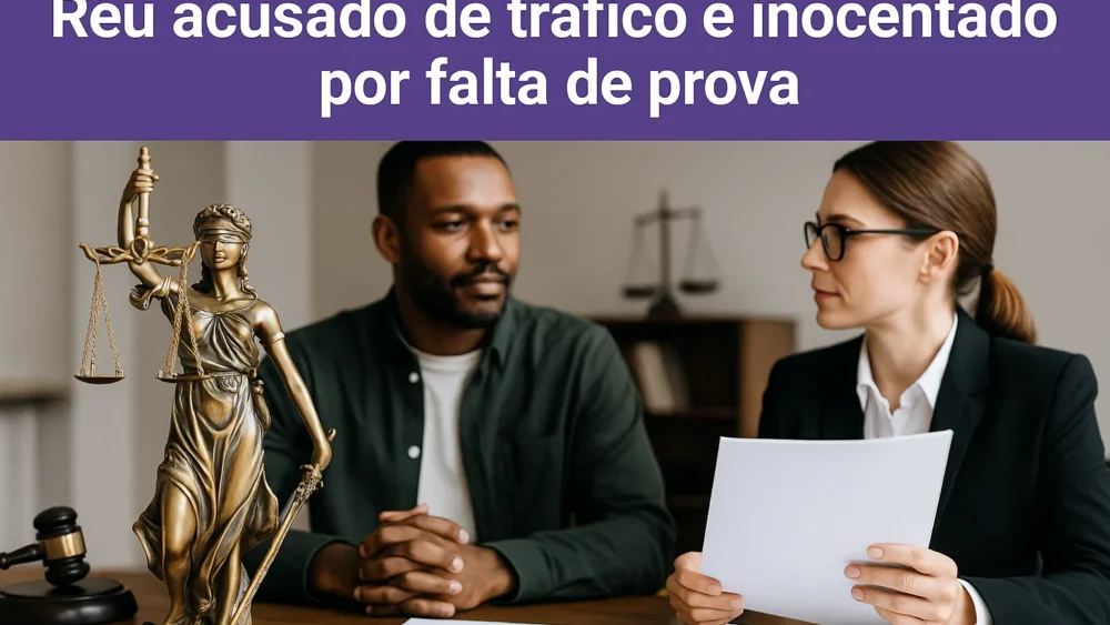 [jur] acusado de tráfico é inocentado falta de prova