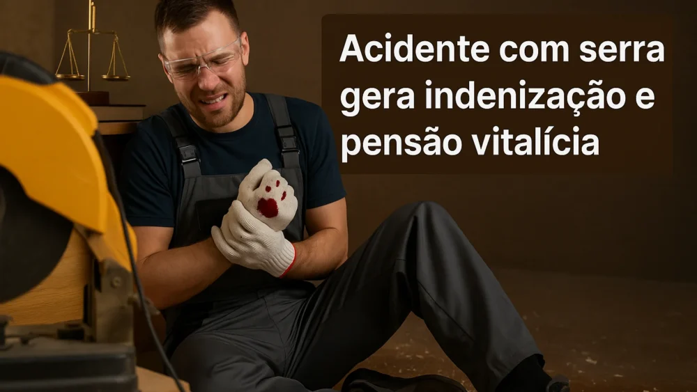 Acidente com serra gera indenização e pensão vitalícia 1 Acidente com serra gera indenização e pensão vitalícia WP