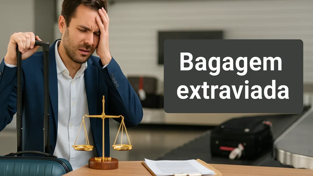 Passageiro garante indenização por bagagem extraviada 1 Bagagem extraviada