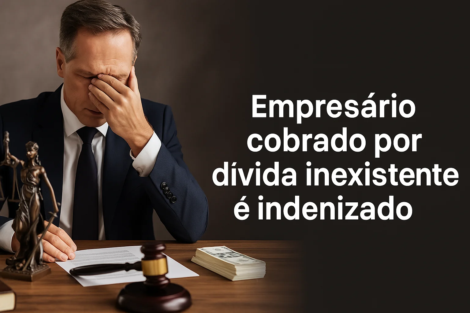 Empresário cobrado por dívida inexistente é indenizado WP