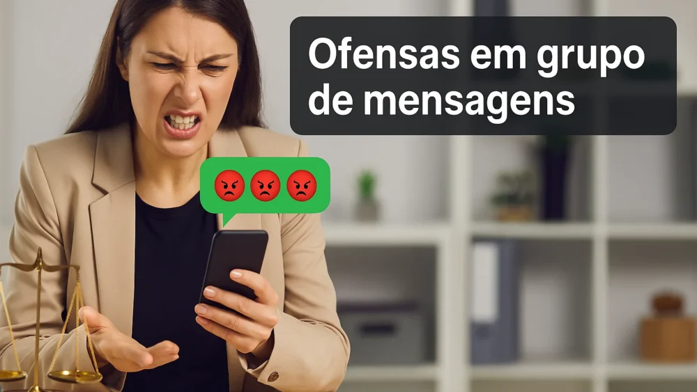 Ofensar em grupo de mensagens WP