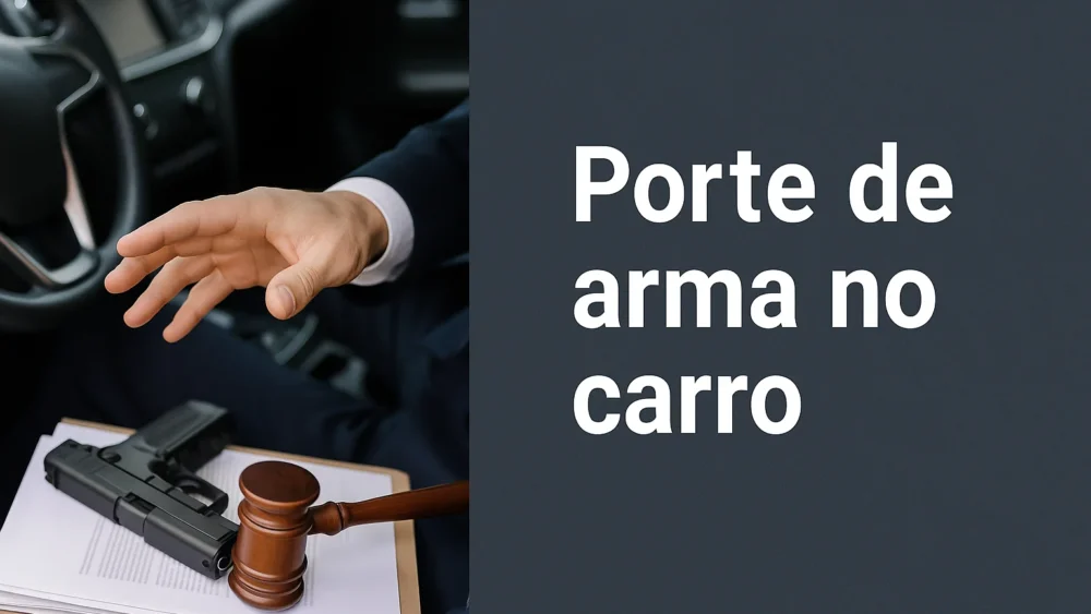 Porte de arma no carro WP 2