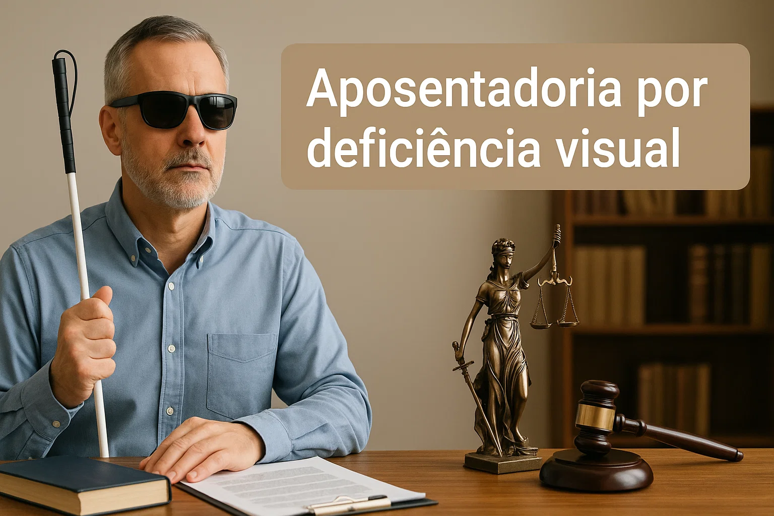 WP aposentadoria por deficiência visual