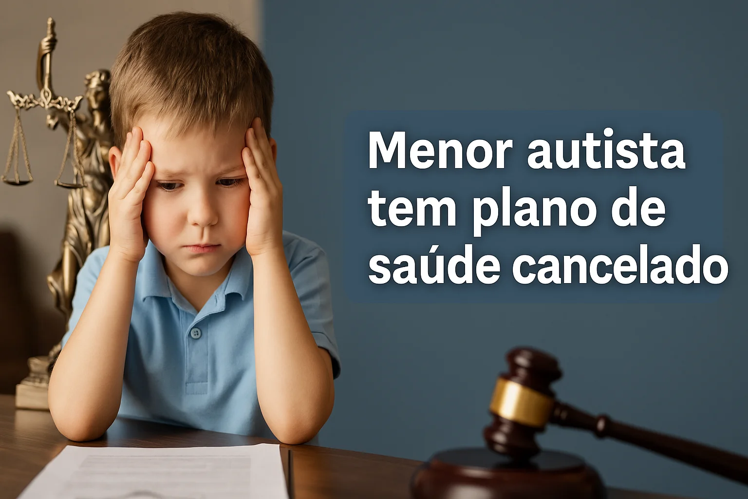 menor autista teve plano de saúde cancelado