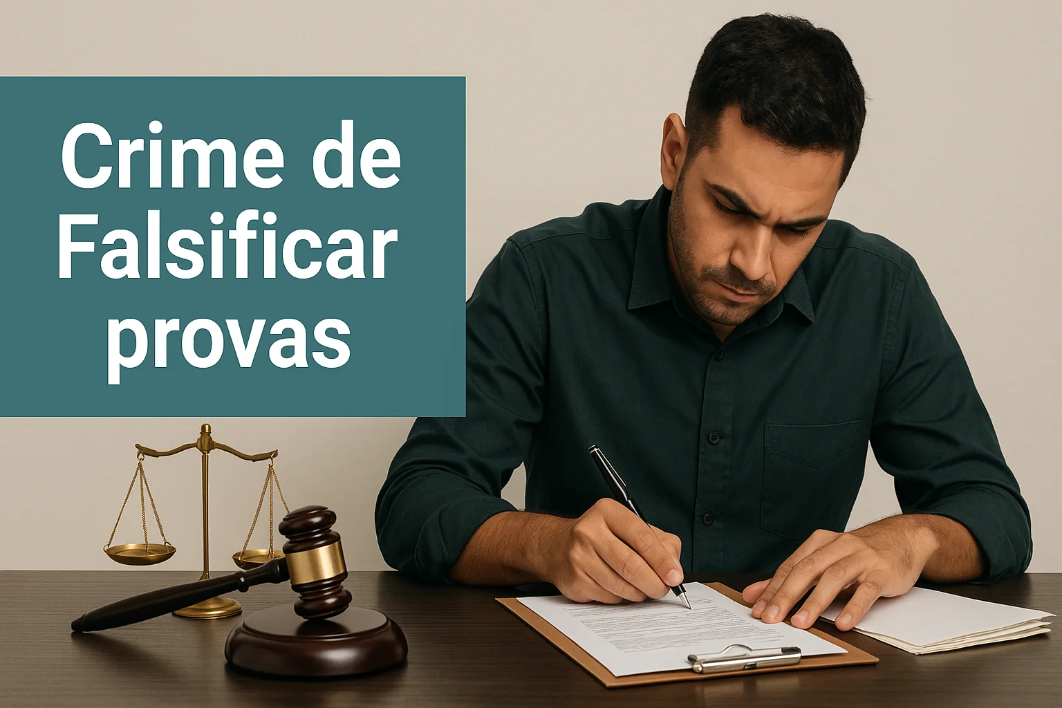 Falsificar provas WP