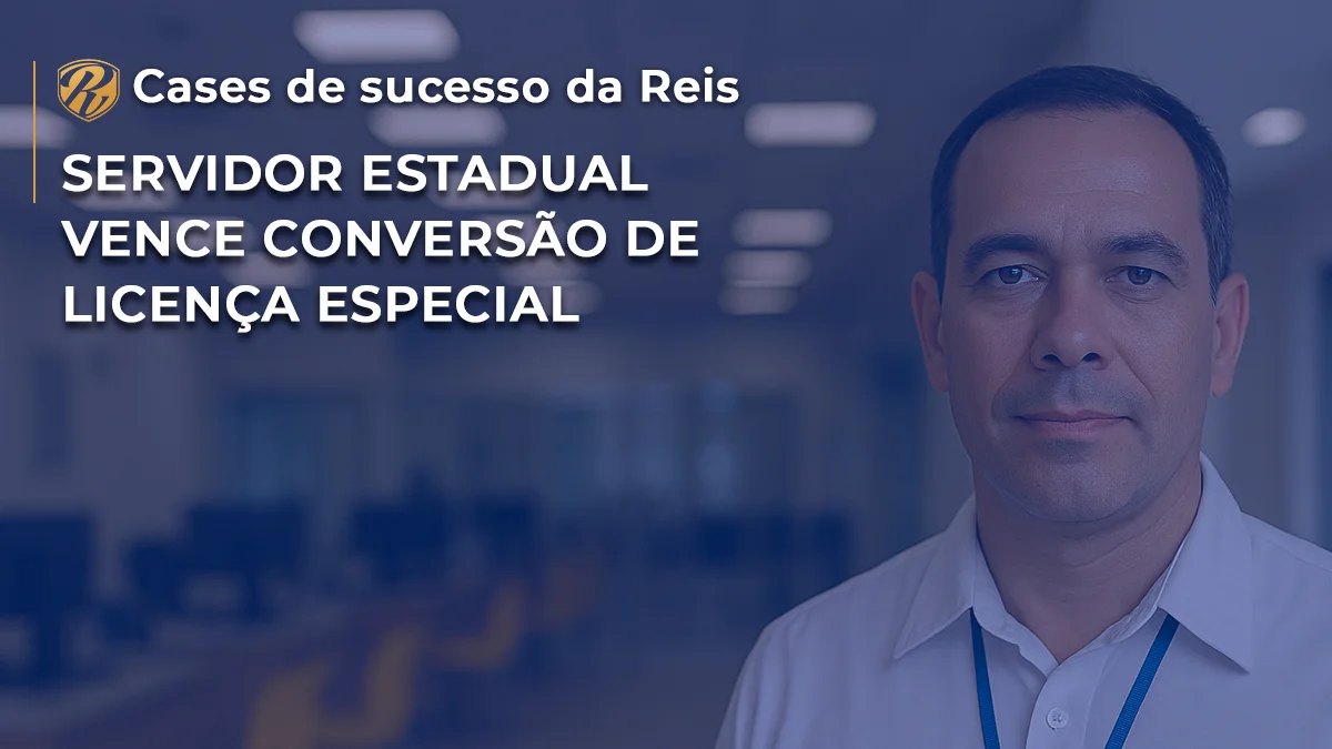 Servidor estadual DE LICENÇA ESPECIAL