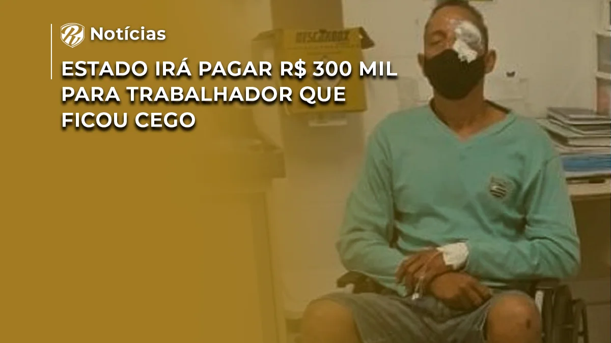 Trabalhador que ficou cego notícia WP