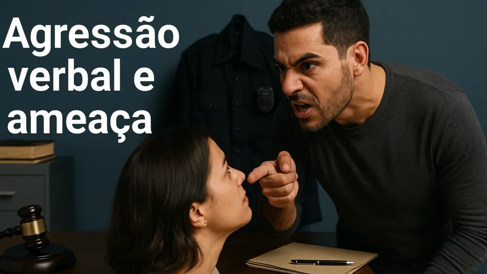 agressão verbal e ameaça WP